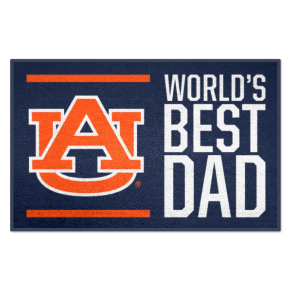 Auburn University Starter Mat - World's Best Dad