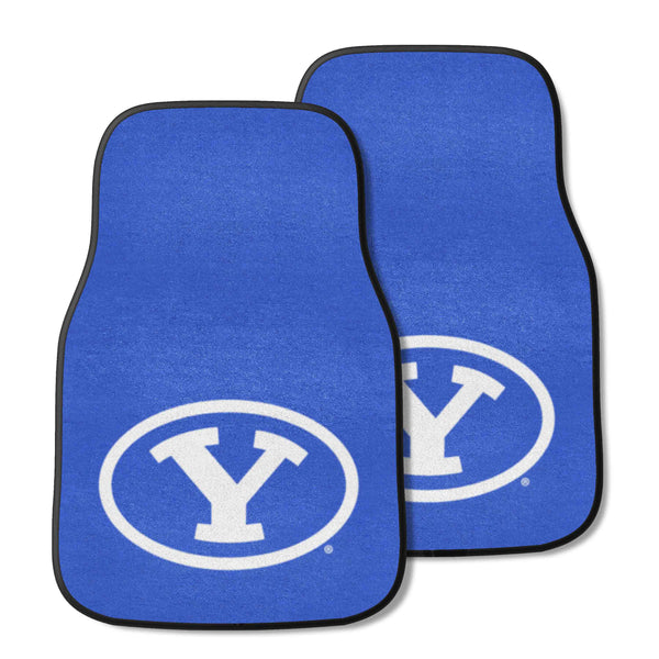 Brigham Young University 2-pc Carpet Car Mat Set