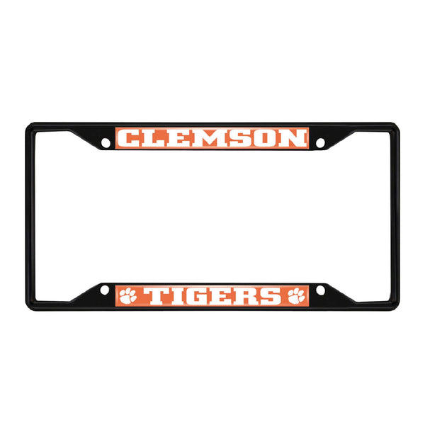 Clemson University Black License Plate Frame