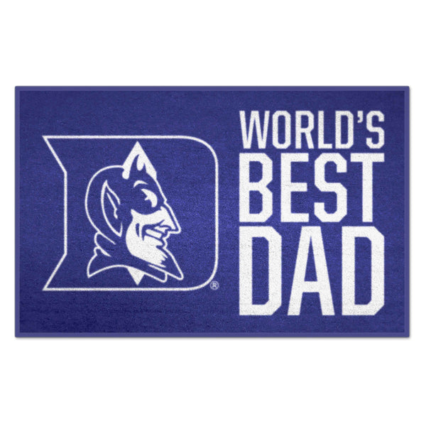 Duke University Starter Mat - World's Best Dad