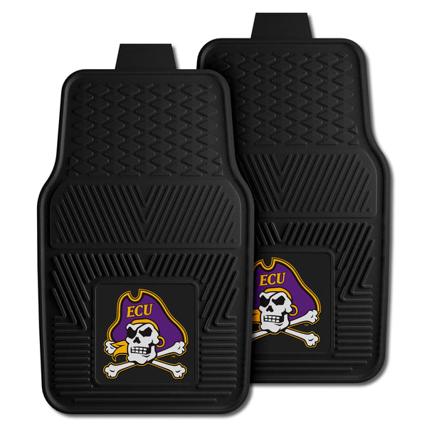 East Carolina University 2-pc Vinyl Car Mat Set