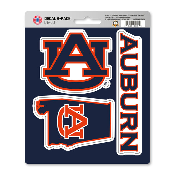 Auburn University Decal 3-pk