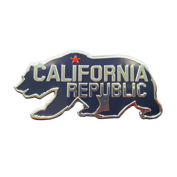 California State Of Embossed Color Emblem