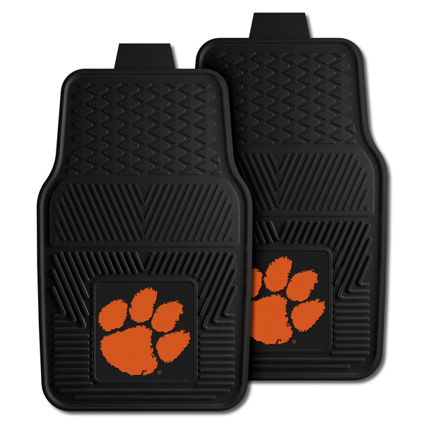 Clemson University 2-pc Vinyl Car Mat Set