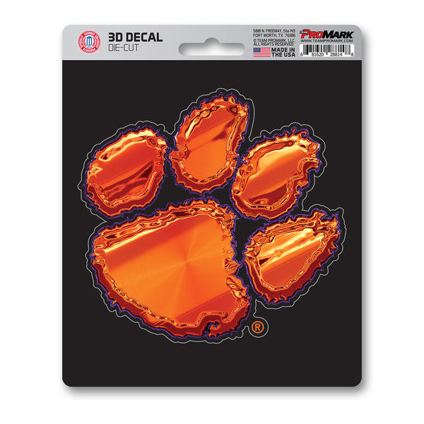 Clemson University 3D Decal