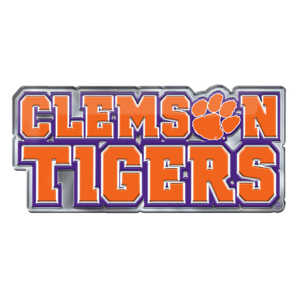 Clemson University Embossed Color Emblem2