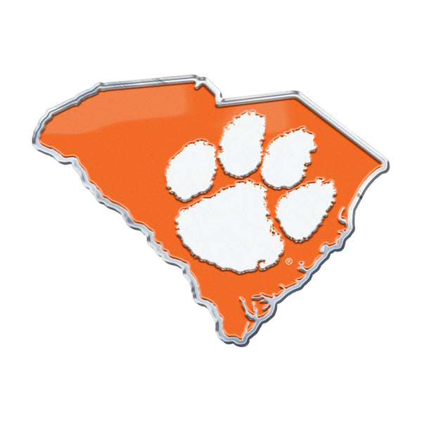 Clemson University Embossed State Emblem