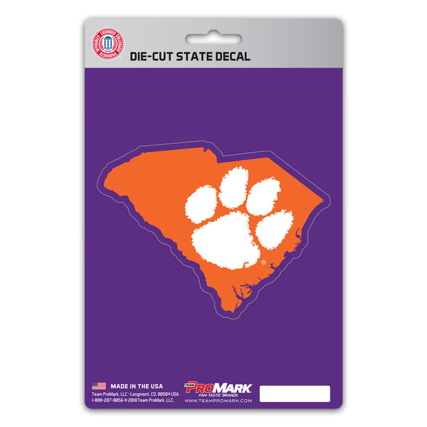 Clemson University State Shape Decal