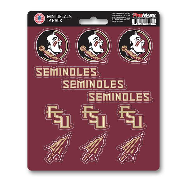 Florida State University Mini Decal 12-pk