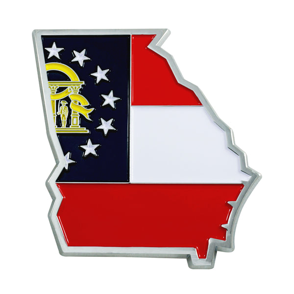 Georgia State Of Color Emblem
