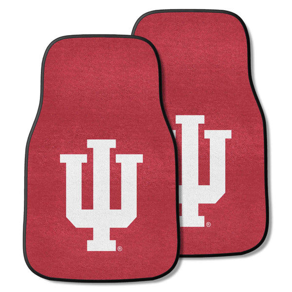 Indiana University 2-pc Carpet Car Mat Set