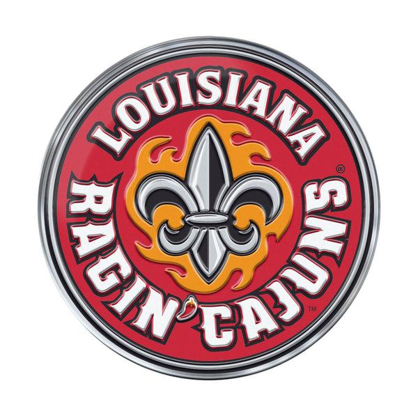 Louisiana-Lafayette Embossed Color Emblem