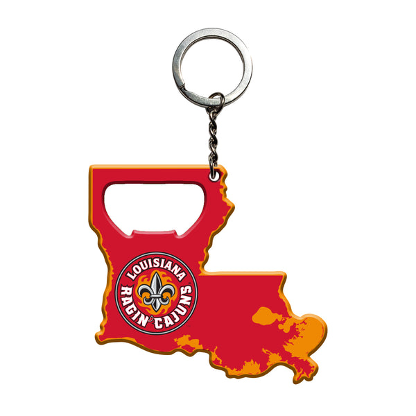 Louisiana-Lafayette Keychain Bottle Opener
