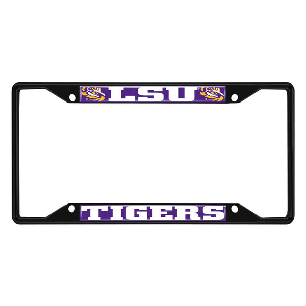 LSU Black License Plate Frame