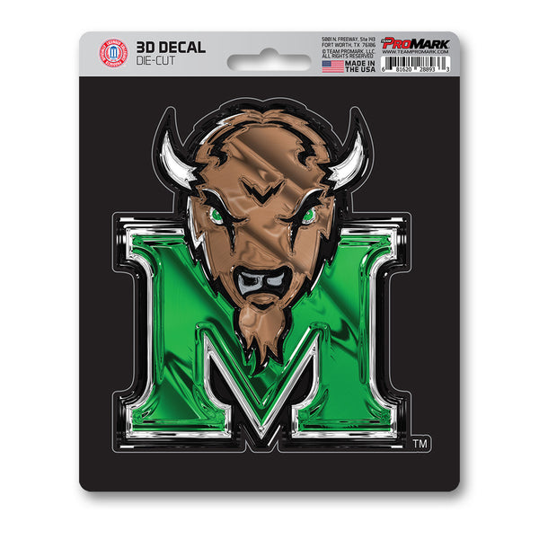 Marshall University 3D Decal