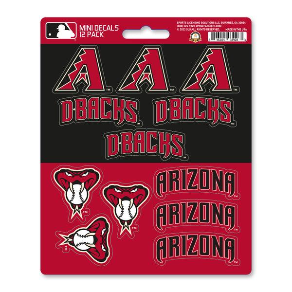 MLB - Arizona Diamondbacks Mini Decal 12-pk