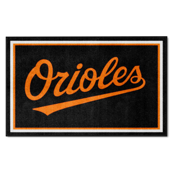 MLB - Baltimore Orioles 4x6 Rug
