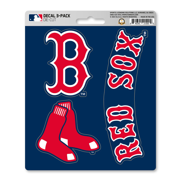 MLB - Boston Red Sox Decal 3-pk