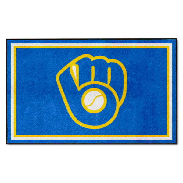 MLB - Milwaukee Brewers 4x6 Rug