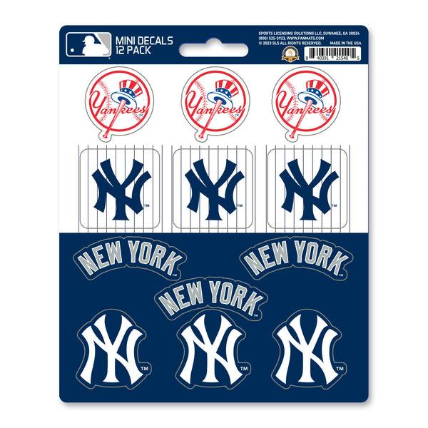 MLB - New York Yankees Mini Decal 12-pk
