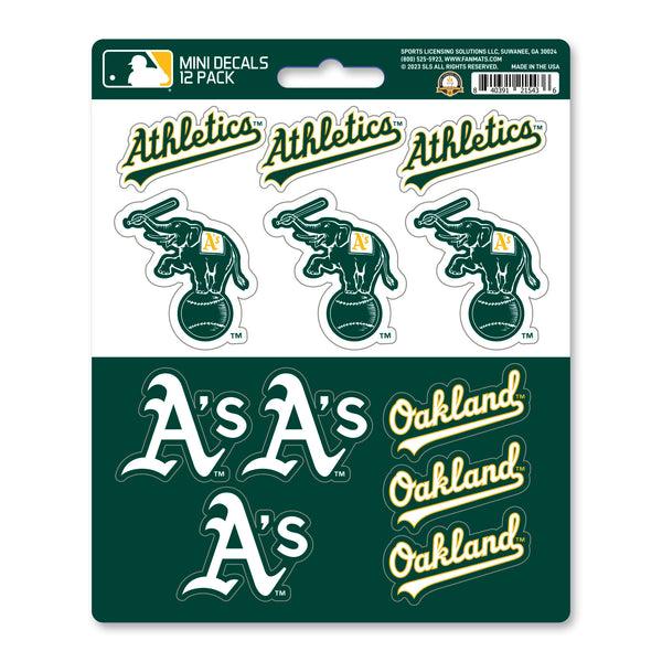 MLB - Oakland Athletics Mini Decal 12-pk