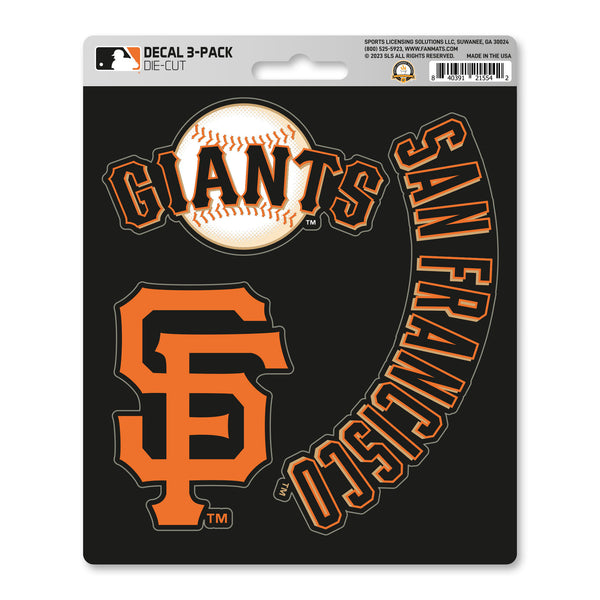 MLB - San Francisco Giants Decal 3-pk