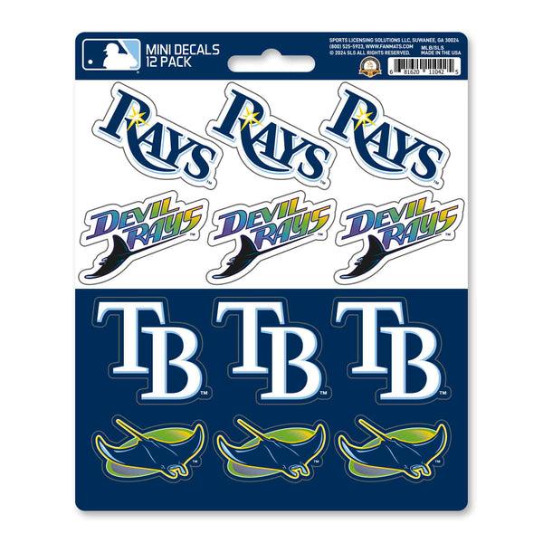 MLB - Tampa Bay Rays Mini Decal 12-pk