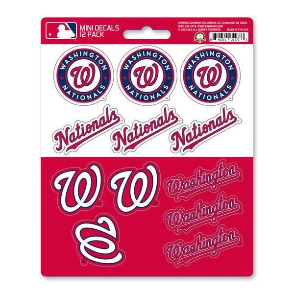 MLB - Washington Nationals Mini Decal 12-pk