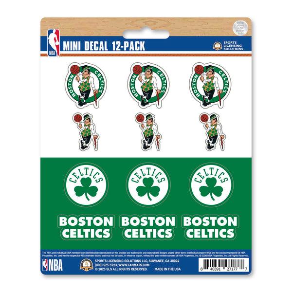 NBA - Boston Celtics Mini Decal 12-pk