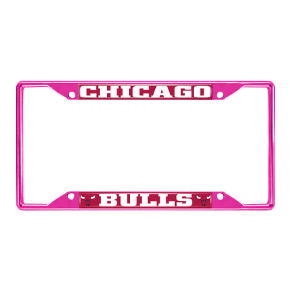 NBA - Chicago Bulls Pink License Plate Frame