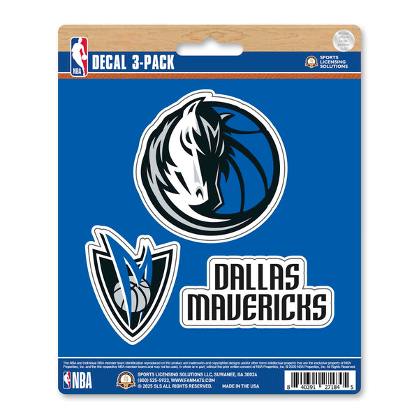 NBA - Dallas Mavericks Decal 3-pk