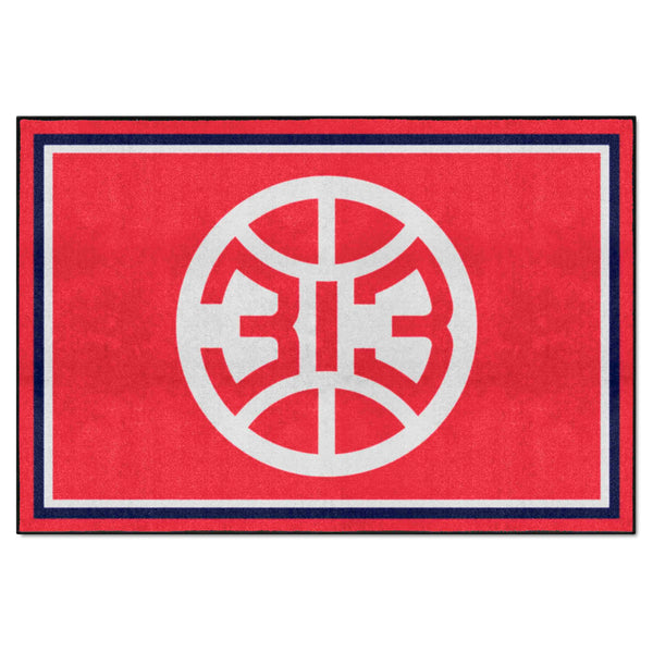 NBA - Detroit Pistons 5x8 Rug