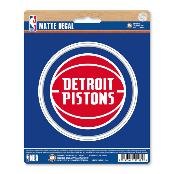 NBA - Detroit Pistons Matte Decal