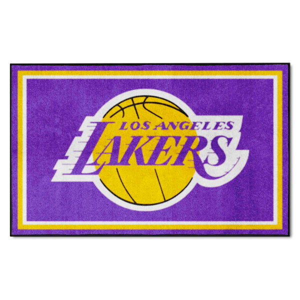 NBA - Los Angeles Lakers 4x6 Rug