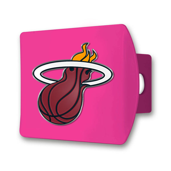 NBA - Miami Heat Color On Pink Hitch Cover