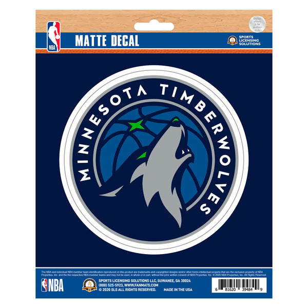 NBA - Minnesota Timberwolves Matte Decal