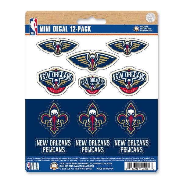 NBA - New Orleans Pelicans Mini Decal 12-pk