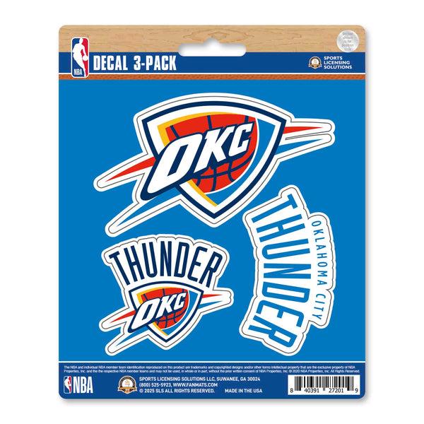 NBA - Oklahoma City Thunder Decal 3-pk