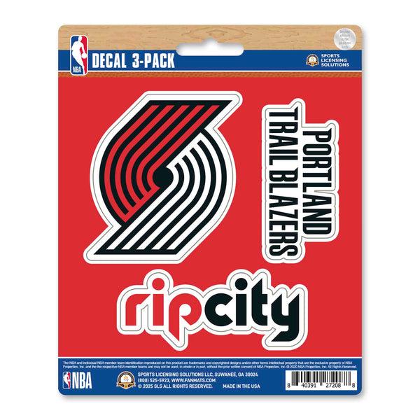 NBA - Portland Trail Blazers Decal 3-pk