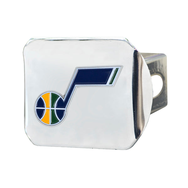 NBA - Utah Jazz Color on Chrome Hitch Cover