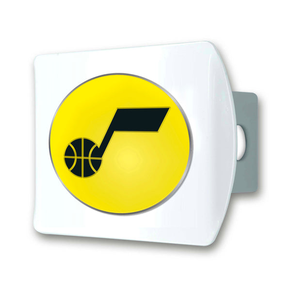 NBA - Utah Jazz Color on White Hitch Cover