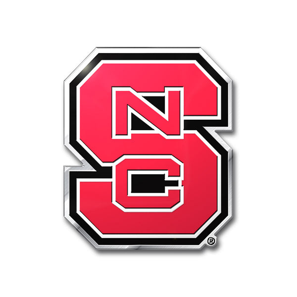 NC State University Embossed Color Emblem