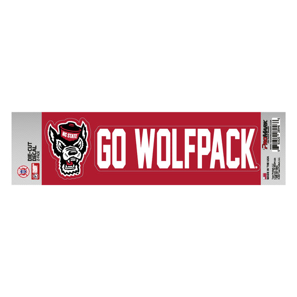 NC State University Team Slogan Decal