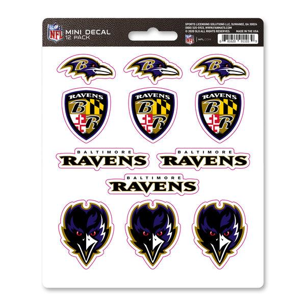 NFL - Baltimore Ravens Mini Decal 12-pk