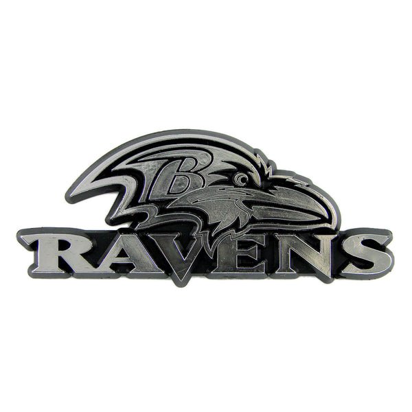 NFL - Baltimore Ravens Molded Chrome Emblem