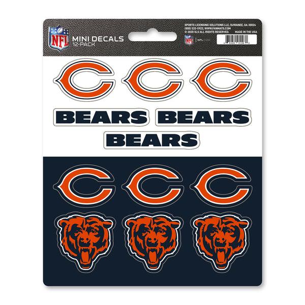 NFL - Chicago Bears Mini Decal 12-pk