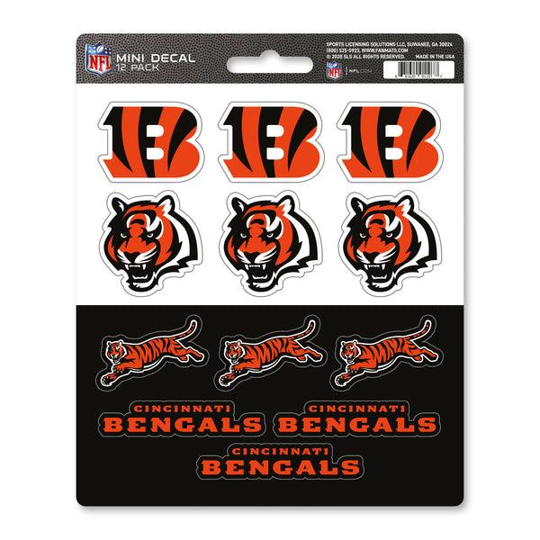 NFL - Cincinnati Bengals Mini Decal 12-pk
