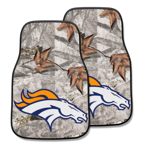 NFL - Denver Broncos 2-pc Carpet Car Mat Set