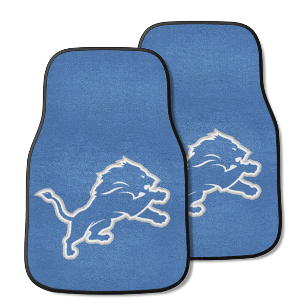 NFL - Detroit Lions 2-pc Carpet Car Mat Set
