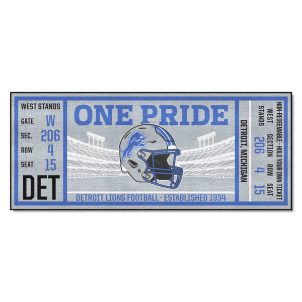 NFL - Detroit Lions Ticket Runner